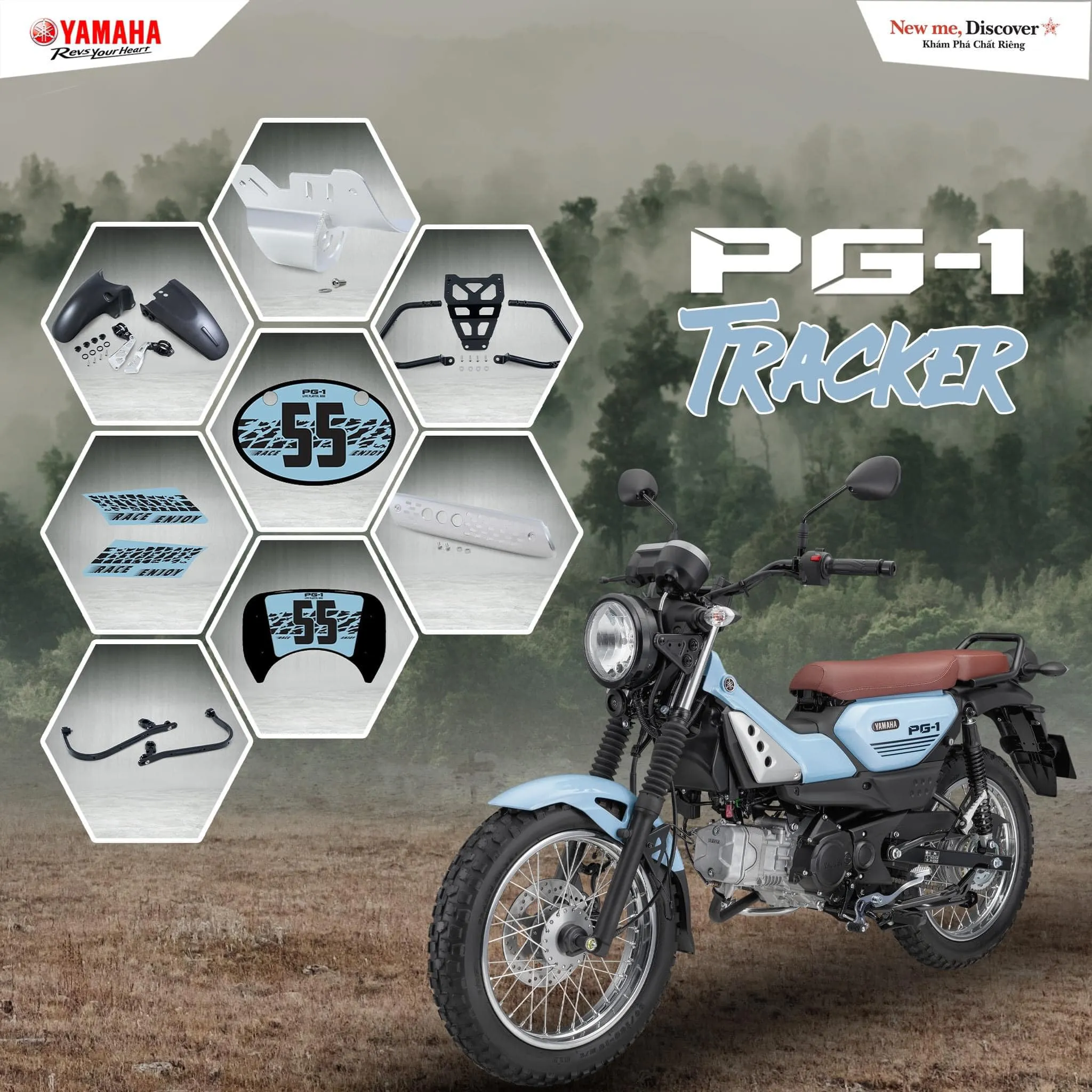 Bộ Phụ Kiện Xe Máy Yamaha PG-1